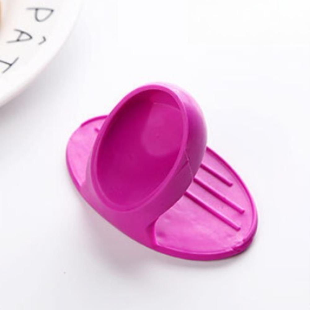 

Silicone Insulated Finger Covers Oven Microwave Insulated Gloves High Temperature Resistant Thickened Insulated Mat 1PC фіолетовий