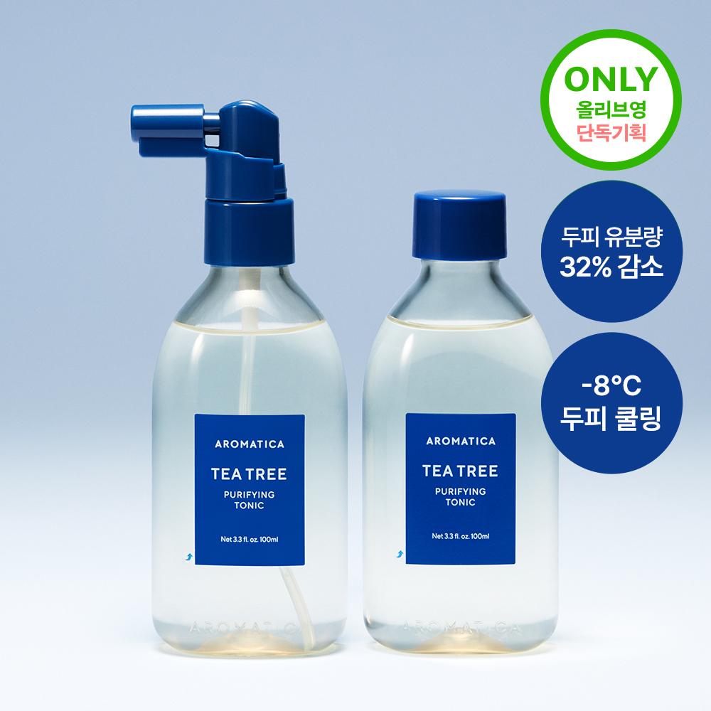 AROMATICA Tea Tree Pure ReFaing Tonic 100ml (Choose 1 of 3 types) (Single/Set)