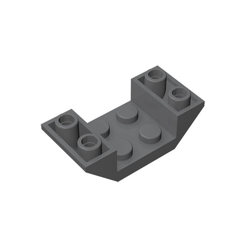 Non-Toxic 10Pcs 4871 Slope Inverted 45 4X2 Double With 2X2 Cutout Building Blocks Loose Parts Compatible With Bricks Children