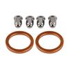 Exhaust Muffler Pipe Gasket Nut For Honda XR200R XR250R XL250R XL500R XR500R Nighthawk Rebel 250 Twinstar Reflex 200 VFR750R