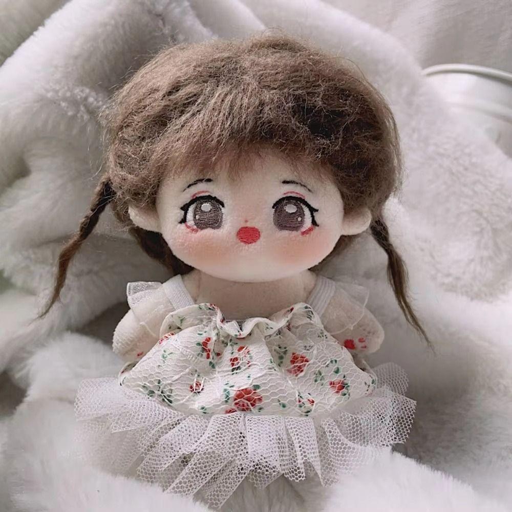 

1 Set Princess Skirt 10cm Cotton Doll s Clothes Cotton Doll Accessories Style 1