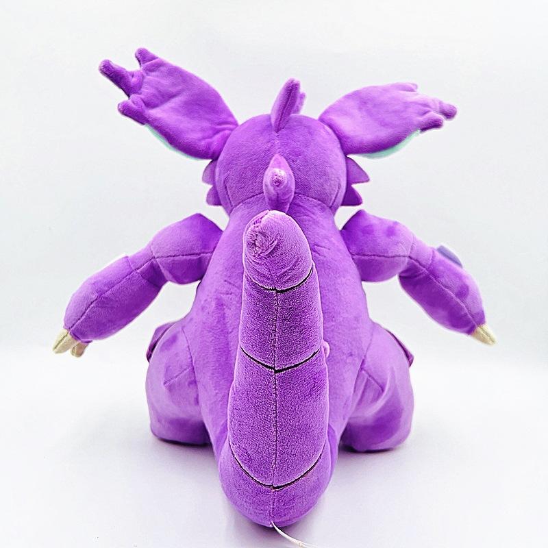 New Purple Nidoking Plush Toy Pokémon Doll Cute Soft Plush Collectible Figure Gift for Children and Adult Anime Fans Home Decoration Suitable Birthday