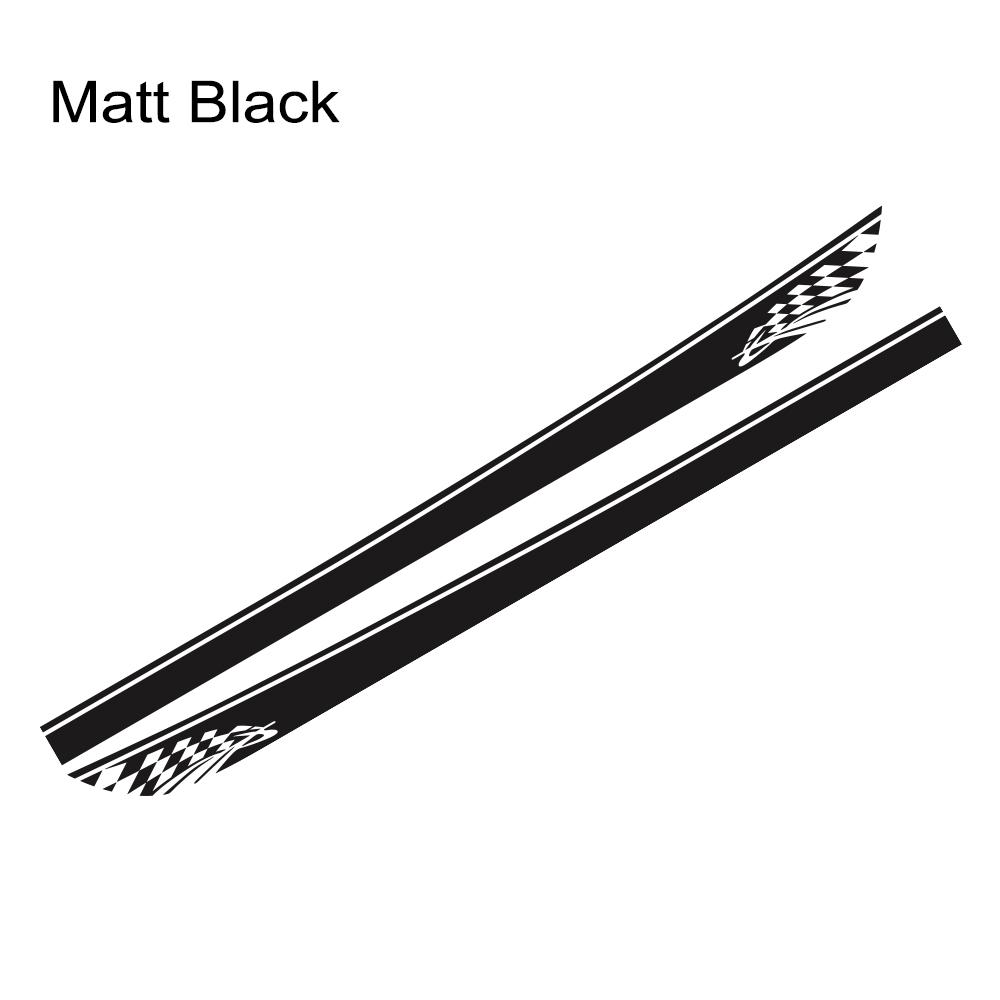 Autocollants Graphiques pour Portière Latérale de Voiture Drapeau à Carreaux Sport Racing Décoration Autocollant Pour HY Hyundai i30 i30n Décoration Vinyle Accessoires Auto