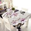 Embossed Flower Tablecloth Creative Colorful Wallflower Pattern Washable Thicken Rectangular Table Cloth For Wedding