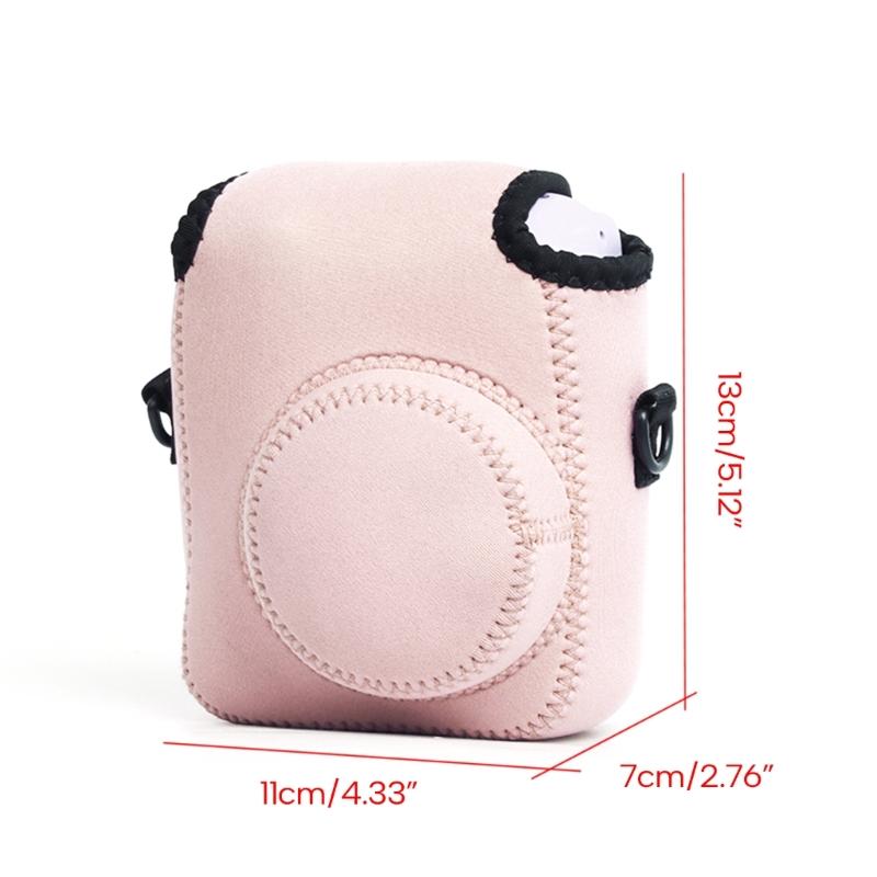 Soft Bag for Mini 12 Camera Keep Your Device Scratch Resistant Soft & Sturdy Bag with Comfortable Strap Bright Color