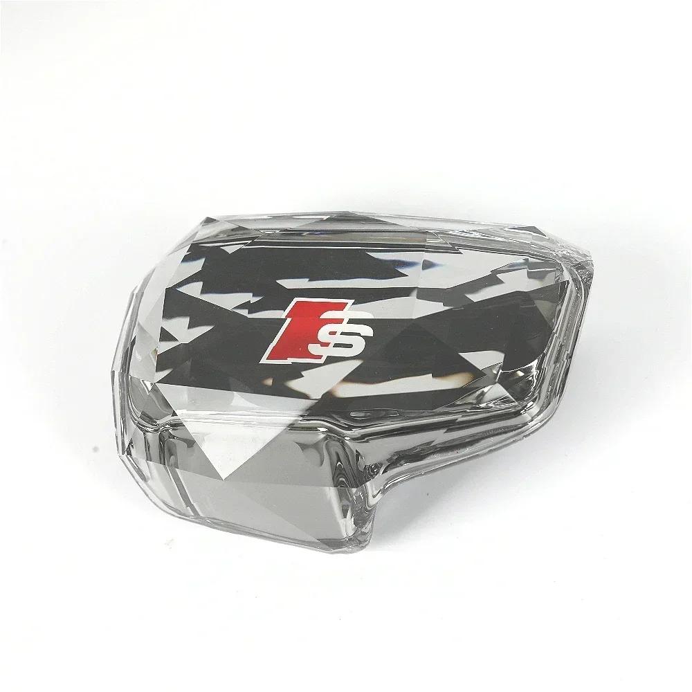 For Audi A5 Hub Caps Hot For Audi Right Drive RHD Crystal Gear Shift Knob Lever Handle Head Cover for Audi S4 S5 Q7 A4 Q5 RS4 RS5 A5