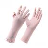 Lace Sun Protection Gloves UV Protection Ice Silk Gloves Lightweight Sunscreen Gloves  for Summer