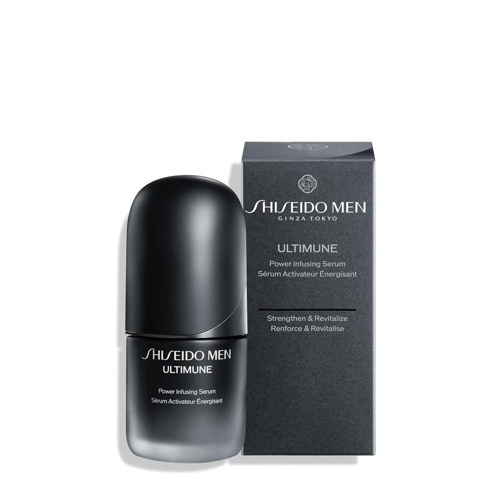 Shiseido Men Serum Mens Ultimune Power Infusing 30mL Main Body Skin High-Performance Anti-Aging Care Citrus Bamboo Green Fragrance