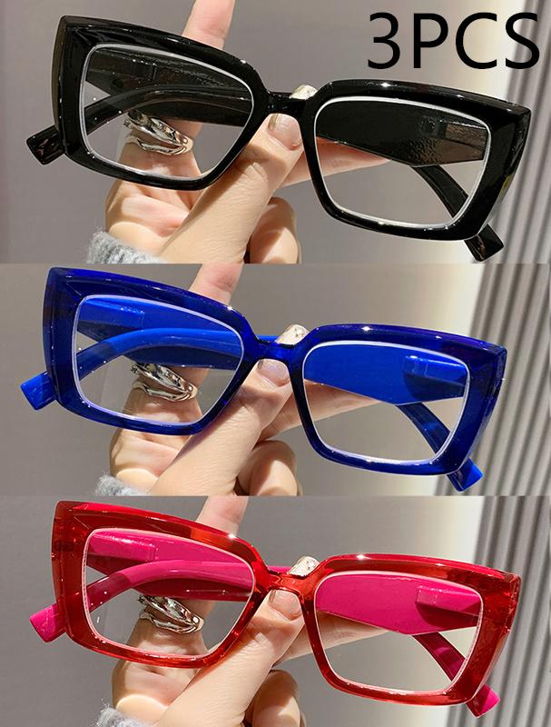 1/2/3PCS Cat-eye Reading Glasses Fashionable Simple Versatile For Middle-aged Elderly People 2319