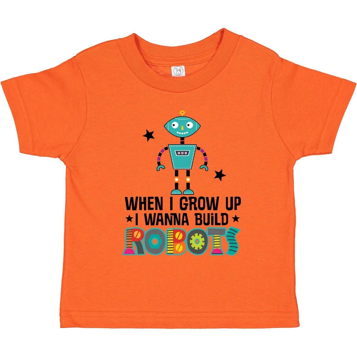 Inktastic Future Robot Builder Robotics Engineer Toddler T-Shirt Childs Stem Kid 130