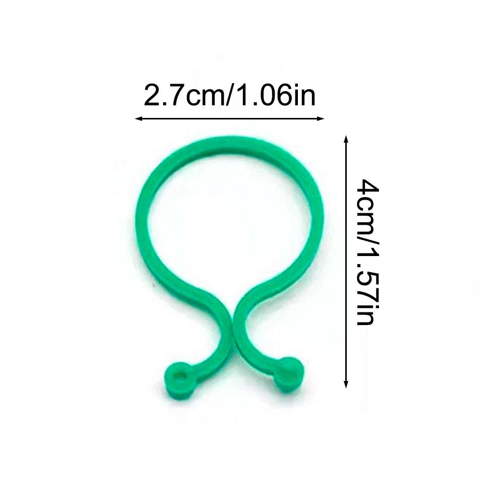 50PCS Horticulture 8 Figure-Eight Buckle Plastic Plant Binding Fixed Cable Tie Multi-Functional Fixed Clamp Hoist Ring