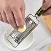 Cheese Grater Ergonomic Long Handle Stainless Steel Tasty Julienne Vegetable Slicer for Restaurant