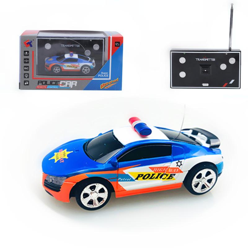 Shenqi Wei 2006D Mini High-Speed Police Drifting Car Remote Control Model 1:58 синий/белый