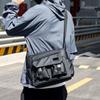 Square Nylon Postman Bag Large Capacity Casual Messenger Bag Versatile Men Crossbody Bag  Outdoor