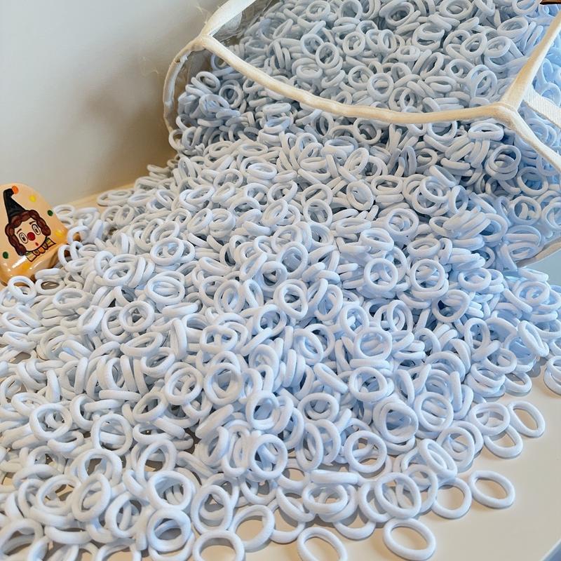 20/50Pcs Elastic Hair Bands Girls Hair Accessories Mini Colorful Nylon Headband Kids Ponytail Holder Scrunchie Ornaments Gift