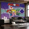 Super Mario Wall Tapestry Aesthetic Wall Hanging Printed Fabric Blanket Decorative Tapestries For Bedroom Living Room Home Decor