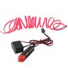 Car Decorative Light Strip Interior Lighting Auto LED EL Cold Lamp Modification Parts 4 MetersPink