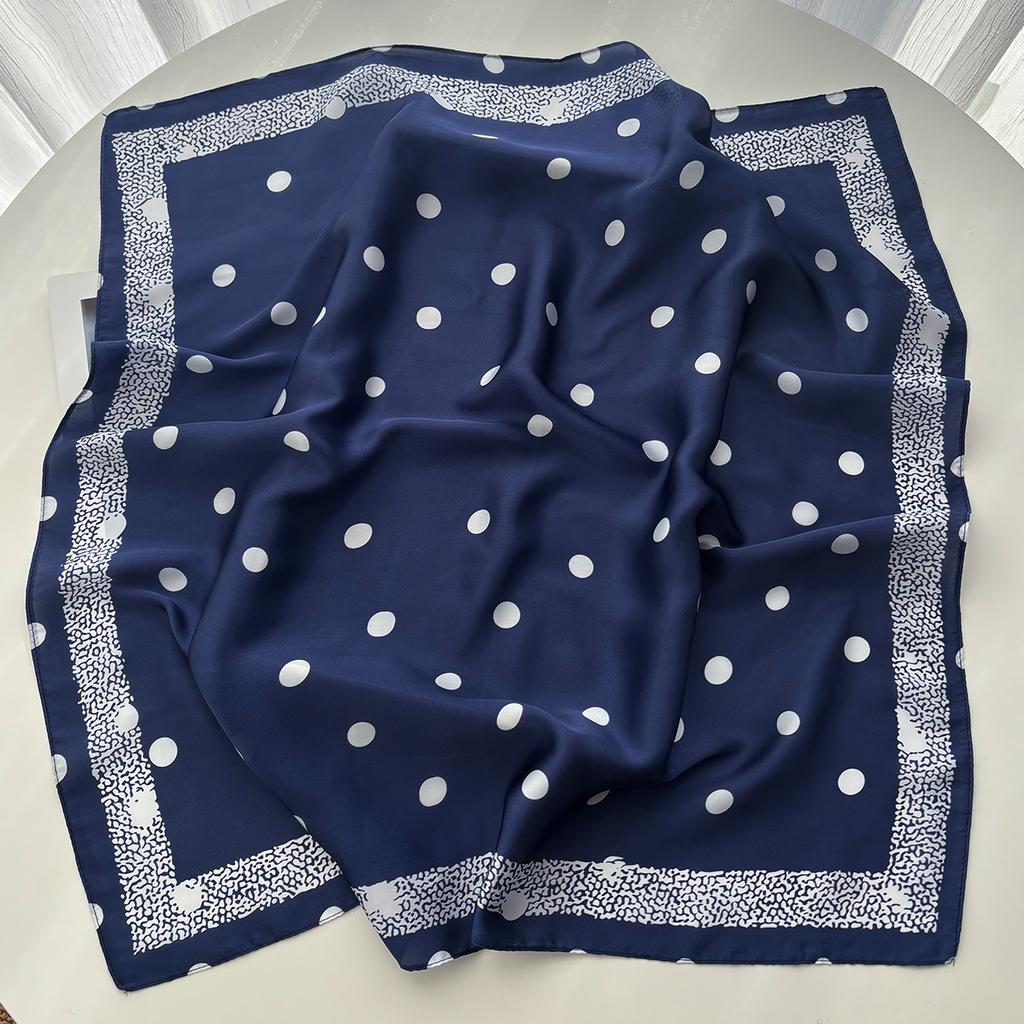Lady Fashion Paisley Scarf Silk Feeling Square Neckerchief Bandana For Women Shawl Scarves Wrap Head Kerchief Hair Band Ties