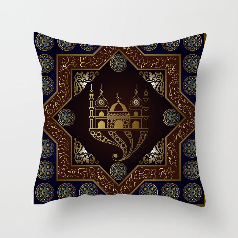 Holiday Throw Pillow Cover Home Textile Decorative Square Soft Sofa Waist Pillow Seat Covers Digital Print Cushion Case 45x45cm