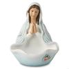 62KD Christian Faith Centerpieces Woman Resins Sculpture Figurine with Bowl Religious Lady Statue Ornament for Home Decors