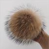 DIY Real Raccoon Fur Pom-Poms: Genuine Fur Hat Pendants & Clothing Accessories for Handmade Creations