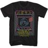 Mega Man Neon Arcade Black Gaming Shirt
