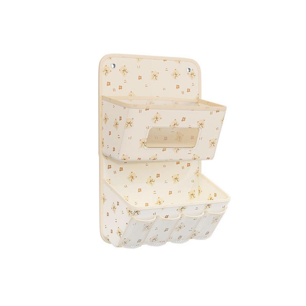 Non-woven Fabric Cartoon Wall Hanging Storage Bag Large Capacity with Pockets Closet Storage Bag Foldable Sundry Storage Bags