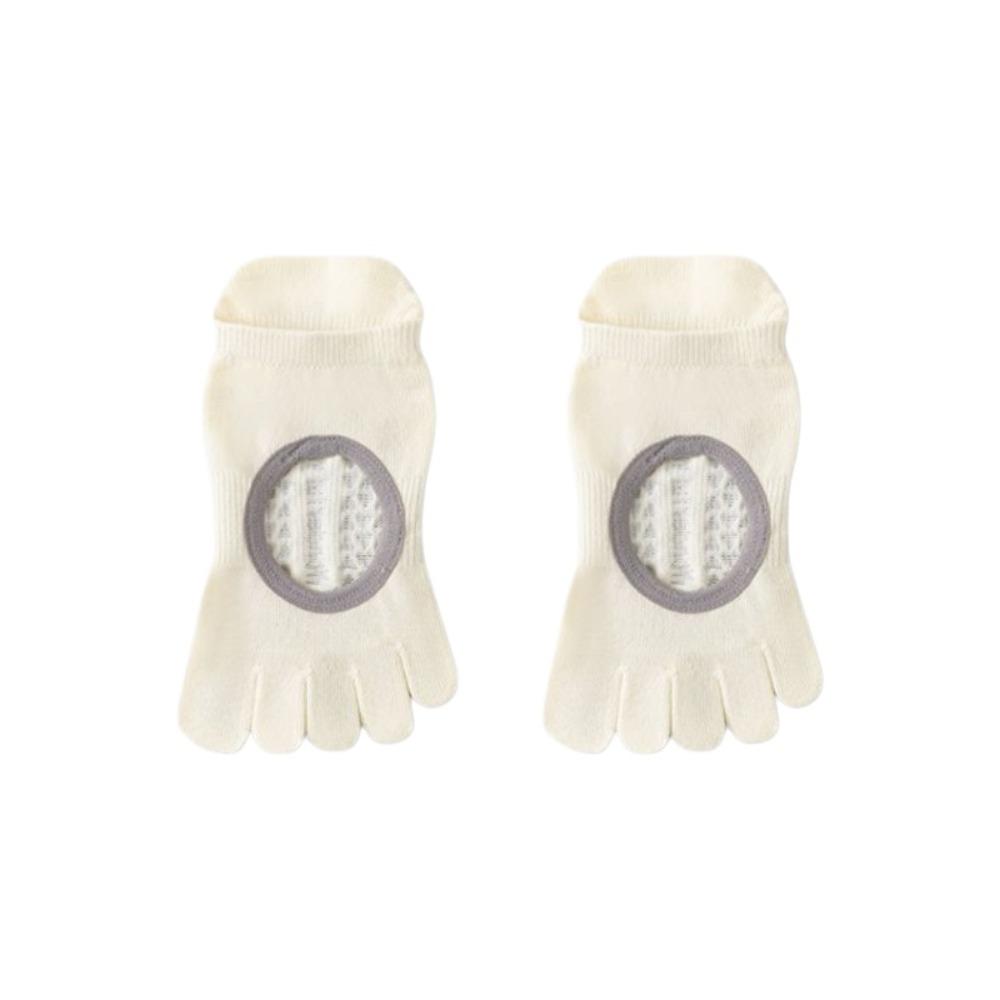 Non-Slip Five-toe Socks Cotton Floor Toe Socks Indoor Socks Women s Short Yoga Socks  Gym белый