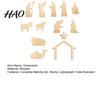 Small Wooden Religious Collectibles 13Pcs Christmas Nativity Scene Set, Mini Holy Family Figurines, Meaningful Gift for Tabletop Manger Decorations