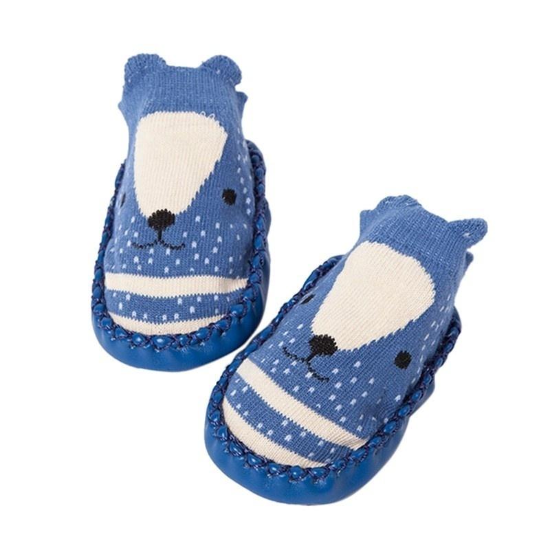 Baby Girls Boys Sock Booties Anti-Slip Shoes
