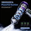 Aspirator de mașină de înaltă putere, portabil, portabil, fără perii, cu motor fără perii, mașină de curățat cu aer puternic pentru aparate electrocasnice