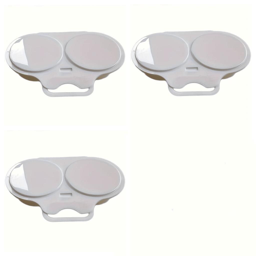 1-Cup Microwave Egg Poacher, BPA-Free Double Egg Cooker Mold, Non-Stick Egg Steamer for Breakfast, Kitchen Gadget