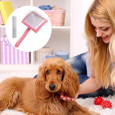 1 Set Slicker-Bürste für Pudel Hundepflegebürste mit extra langen Stiften Haustierbürste und Kamm Entfernen Verfilzungen Knoten für Goldendoodles Labradoodles