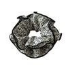 Luxury and Sophisticated Floral Square Scarf Hairpin with Bow - A Charming Large Hairband Accessory for Girls