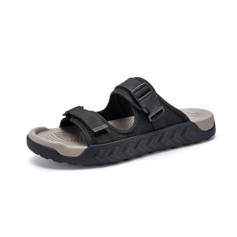 New Outdoor Casual Beach Slippers Quick Dry Wading Aqua Shoes Soft Leisure Walk Male Half Drag All-match Versatile Men Sandals