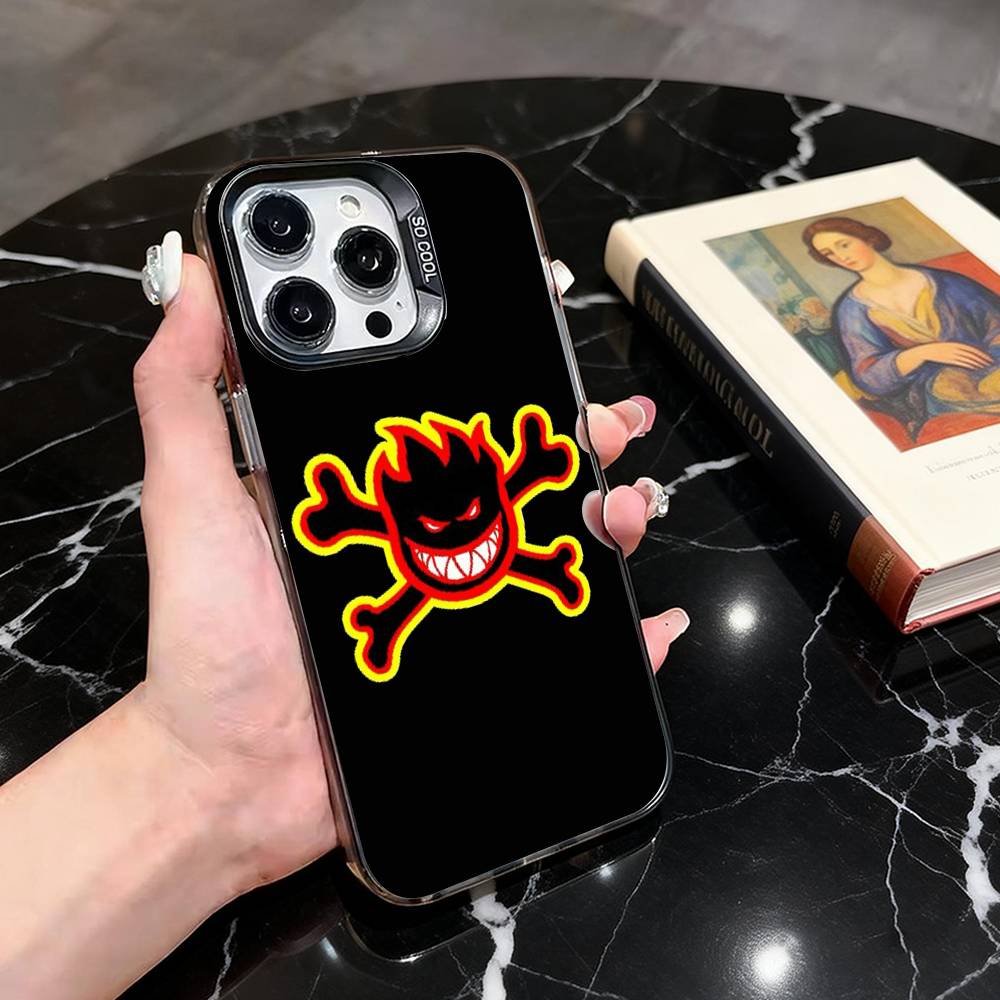 

S-Spitfire cool Wheels Phone Case For iPhone 17,16,15,14,13,12,11 Plus,Pro Max,XS,Colored Silver Plated Inside Cover iPhoneXSMAX