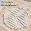 Xingfang Double-Layer Draining Dumpling Plate with Vinegar Dish