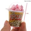1:12 Dollhouse Miniture Popcorn Bucket Snacks Pretend Food Decoration Prop Toys