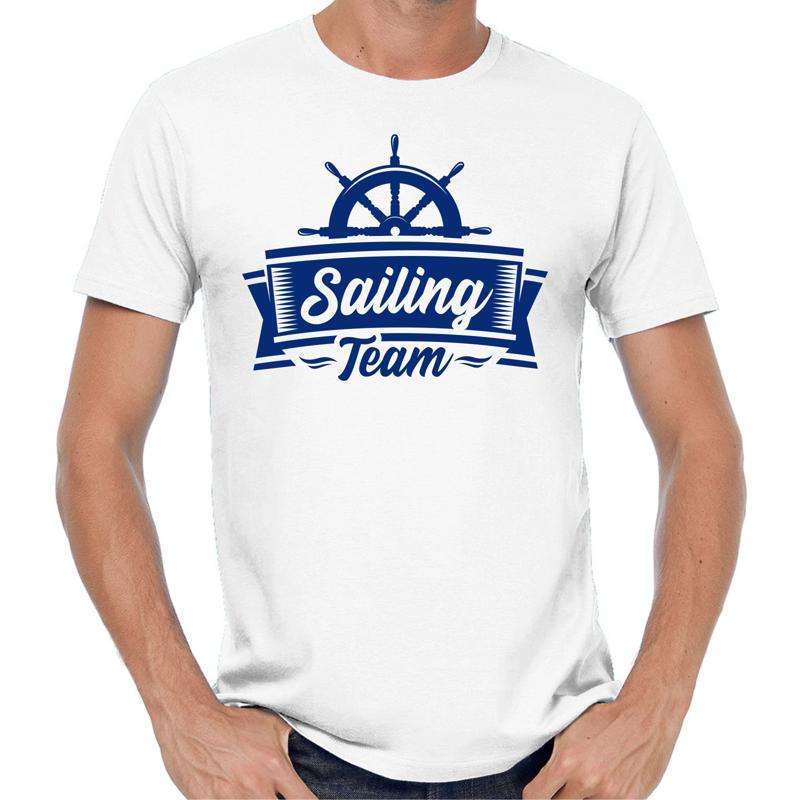Sailing Team Sailor Sailing Sailor Sailor Surf Nautical Maritime Steering Wheel T Shirt S разноцветный