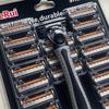 1 Set Griff Manuell Professionell Gesichtspflege Bart 3-Lagen Klinge Sicherheit Rasierer Und Rasierer Ständer Rasierer Basis Für Männer