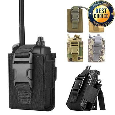 1000D Tragbarer Taktischer Molle Radio Walkie Talkie Tasche Halter Tasche Interphone Holster Tragetasche Walkie-Talkie Hülle Halter