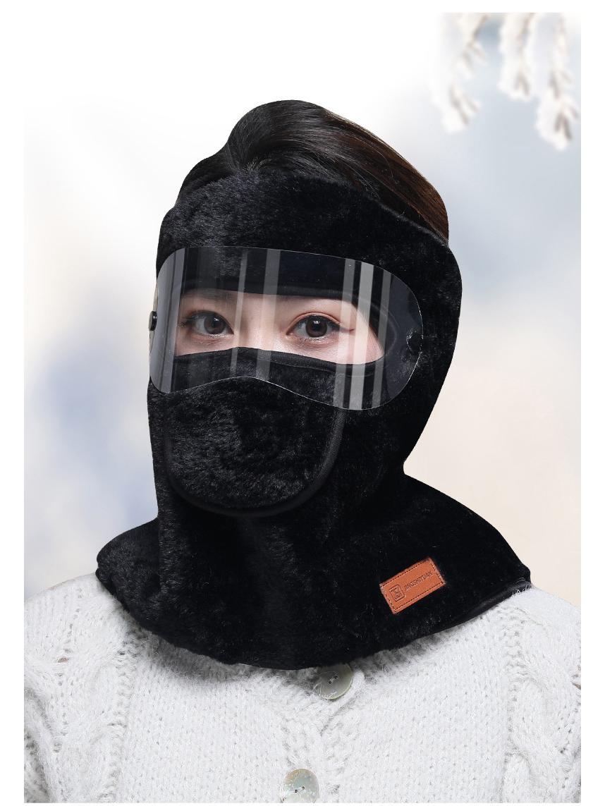 

Зимний бафф для шеи: Ветрозащитная, морозостойкая флисовая маска для лица с защитой ушей и глаз для велоспорта