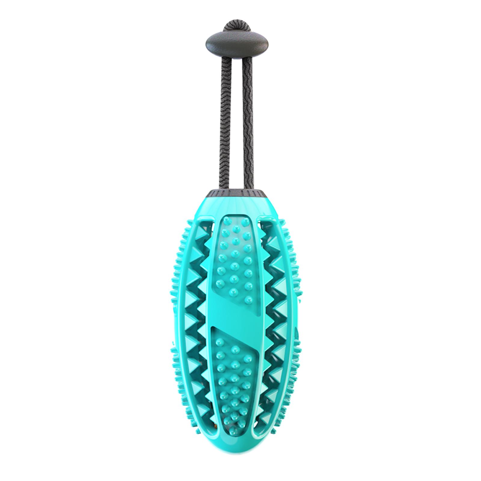 

Интерактивные резиновые игрушки для собак, для больших и маленьких собак, для кошек, для жевания, чистки зубов, дрессировки золотистого лабрадора-ретривера, аксессуары для домашних животных M бирюзовый