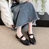 Fashion Women Mesh Loafers Shoes Fashion Chunky Hollow Shoes Shallow Women's Sandals 2025 Summer Low Heels Shoes Zapatillas De Mujer