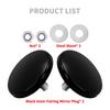 HDBUBALUS Motorcycle Mirror Plug Side Mirror Mirror for Harley Batwing Model Street Glide Electra