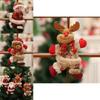 Rozkošní plyšoví panenky Santa Clause, sněhuláka, losa a medvěda pro okouzlující sváteční dekorace