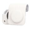 Instant Camera Protective Bag Vintage 3D Pattern Instant Camera Carrying Case for Fujifilm Instax Mini 12 White Lace