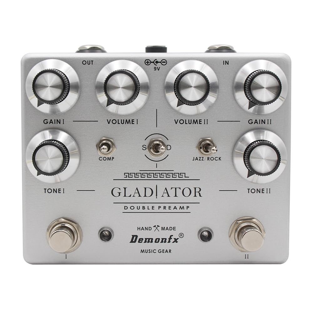 

Demonfx GLADIATOR DOUBLE Preamp OverDrive Effector PREAMP/Dumble