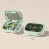 Outdoor Travel Pill Storage Boxes 4/6/21Grids Portable Medicinal Tablet Sealed Bins Small Plastic Pill Sorting Organize Casket