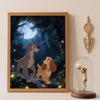 Diamond Painting Kit Classic Lady & Tramp Home Decor Craft Perfect Gift Idea Diamond ArtCreative